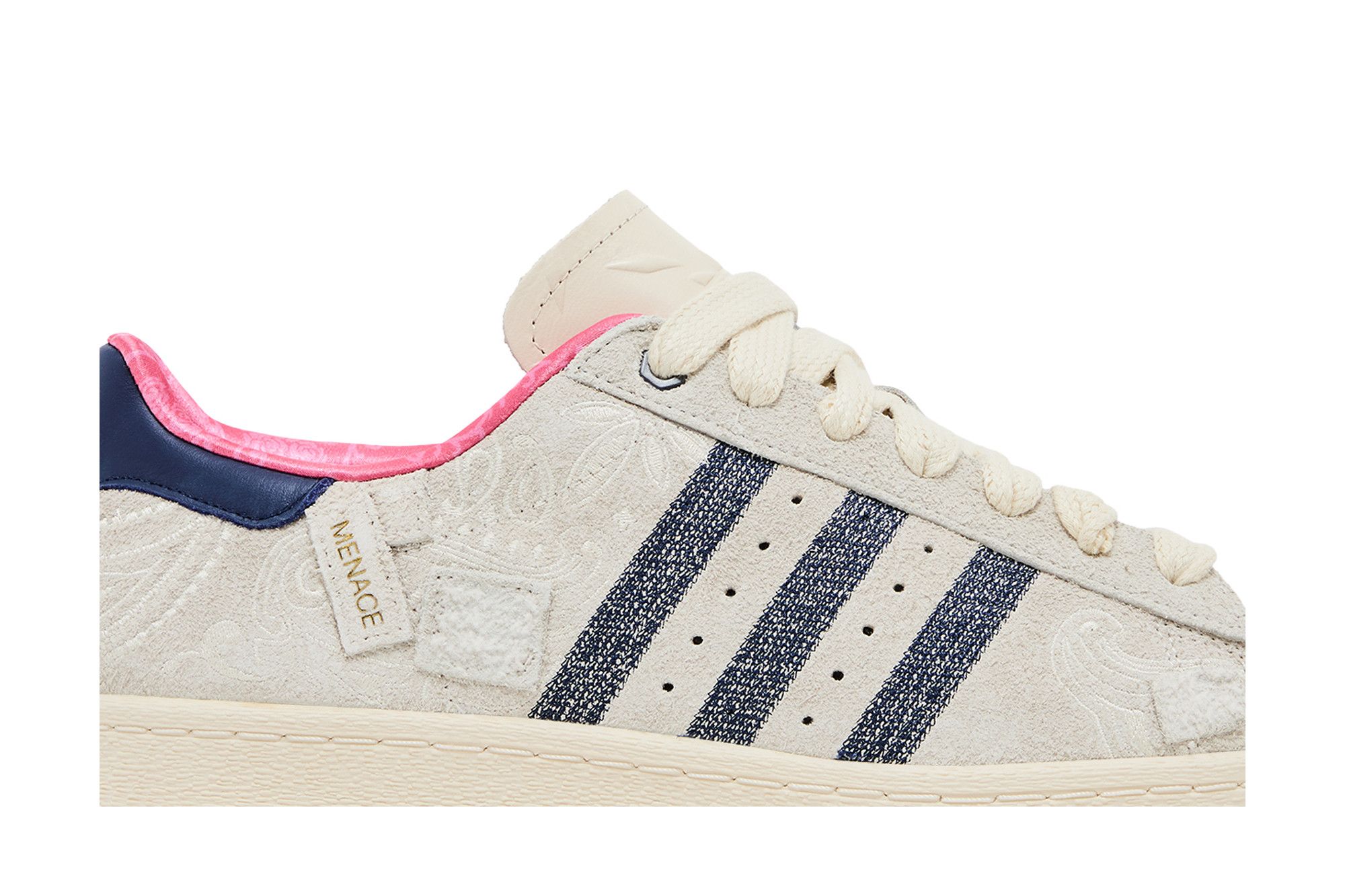 Buy MENACE x adidas Superstar 82 'Wonder White Dark Blue' - KK5010