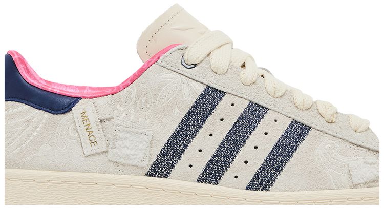 MENACE x adidas Superstar 82 Wonder White Dark Blue