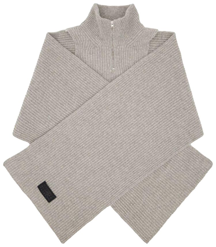MM6 Maison Margiela Stole Light Grey Melange