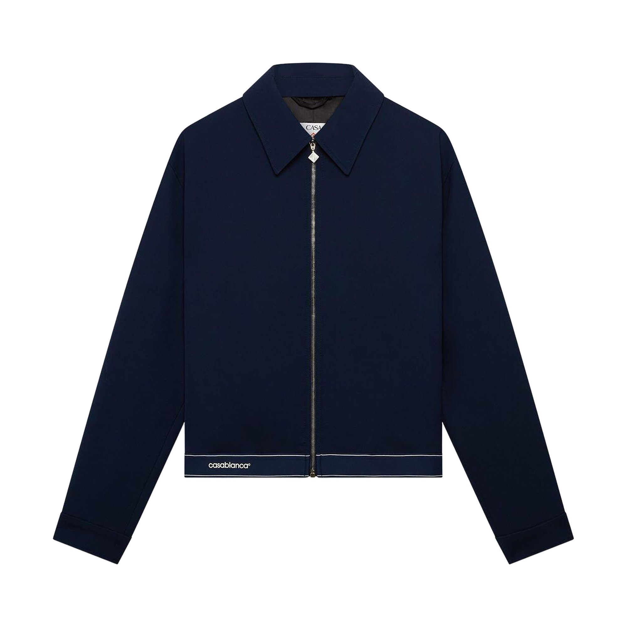 Buy Casablanca Wool Sports Jacket 'Blue' - M SP26 JK 442 01 BLUE