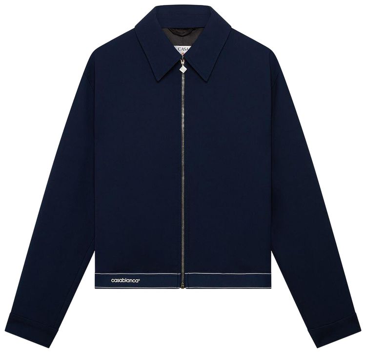 Casablanca Wool Sports Jacket Blue
