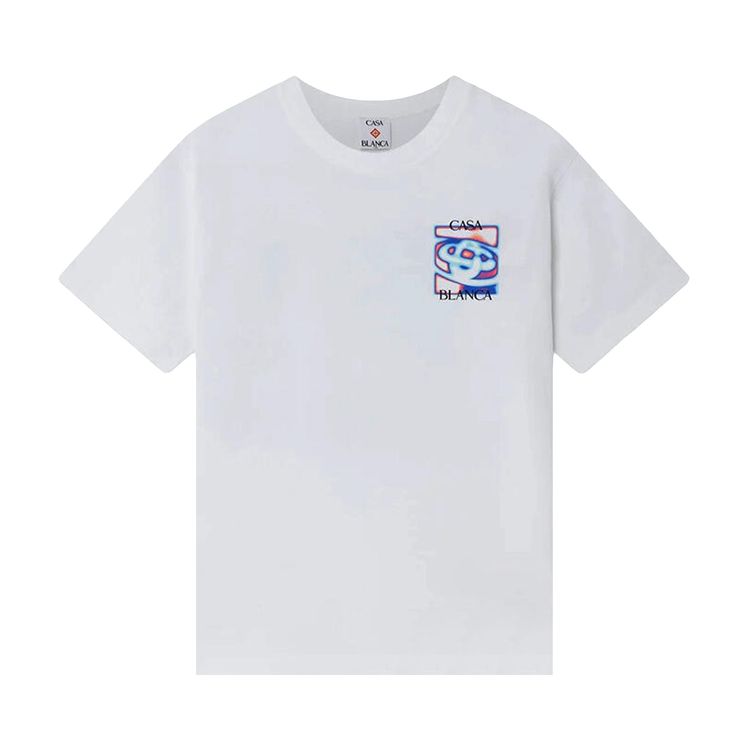 Casablanca Heat Map Classic T Shirt White