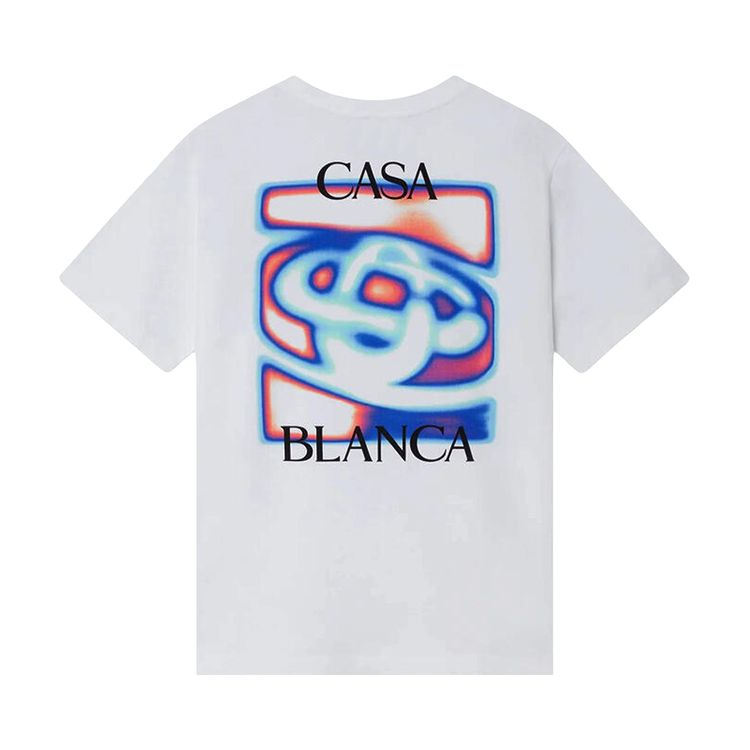 Casablanca Heat Map Classic T Shirt White