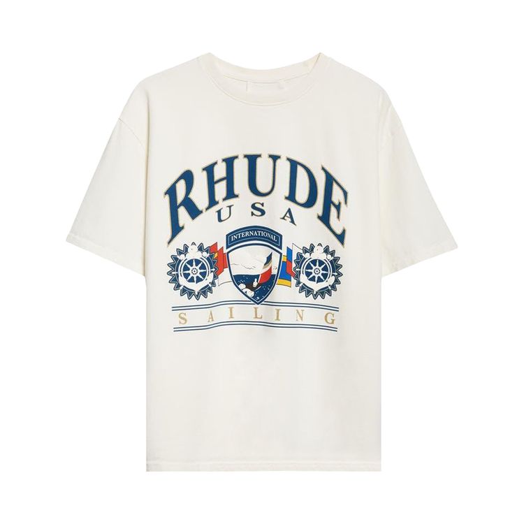 Rhude USA Sailing Icon Tee White