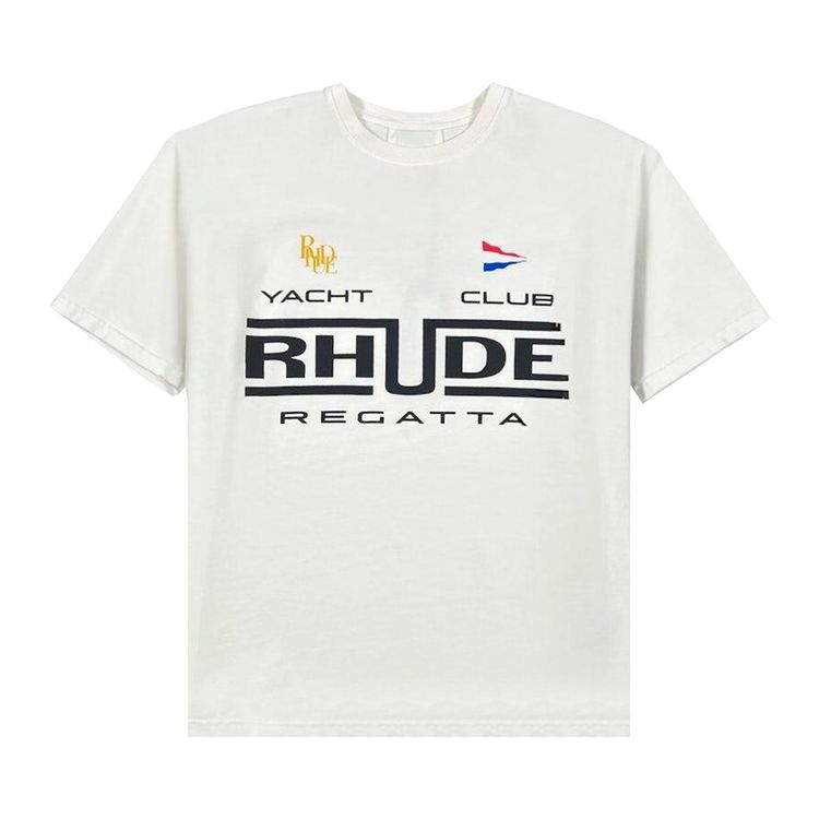 Rhude Regatta Club Tee White
