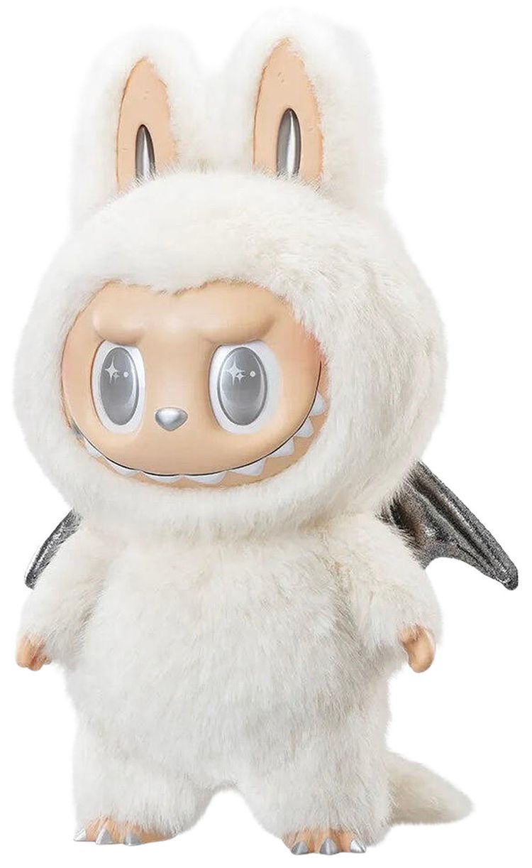 Pop Mart Labubu THE MONSTERS Zimomo ANGEL IN CLOUDS Vinyl Face Doll No Tote Bag White