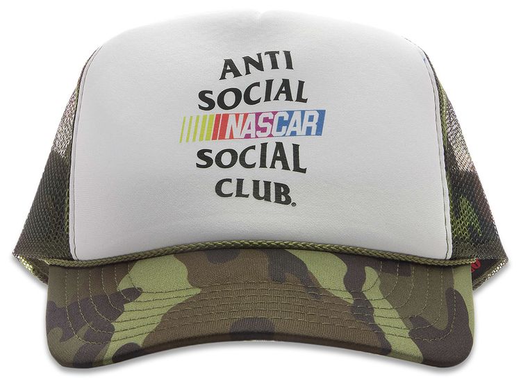 Anti Social Social Club x Nascar Games Trucker Cap Camo