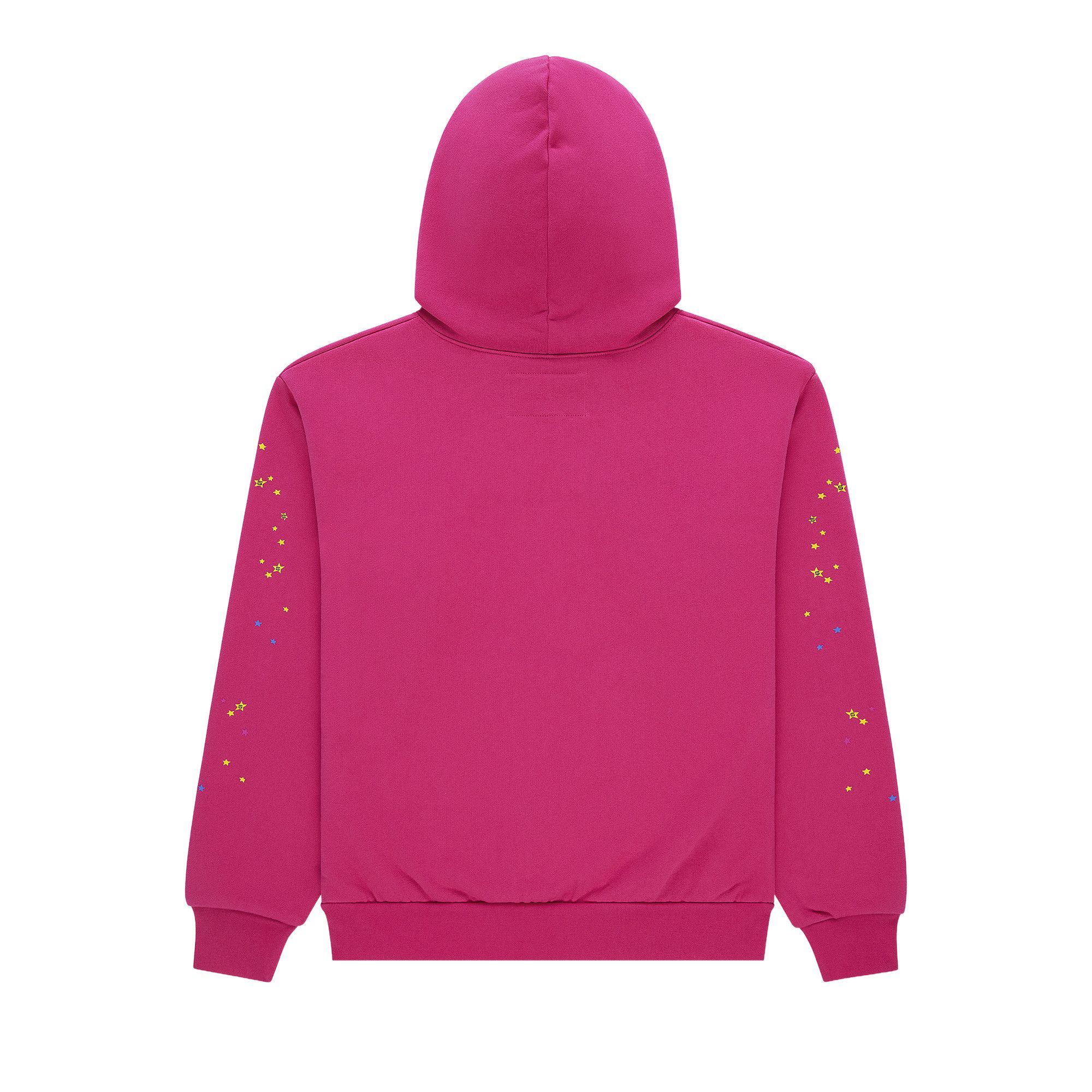Buy Sp5der Angel Number Hoodie 'Pink' - ST013FW25PNK | GOAT