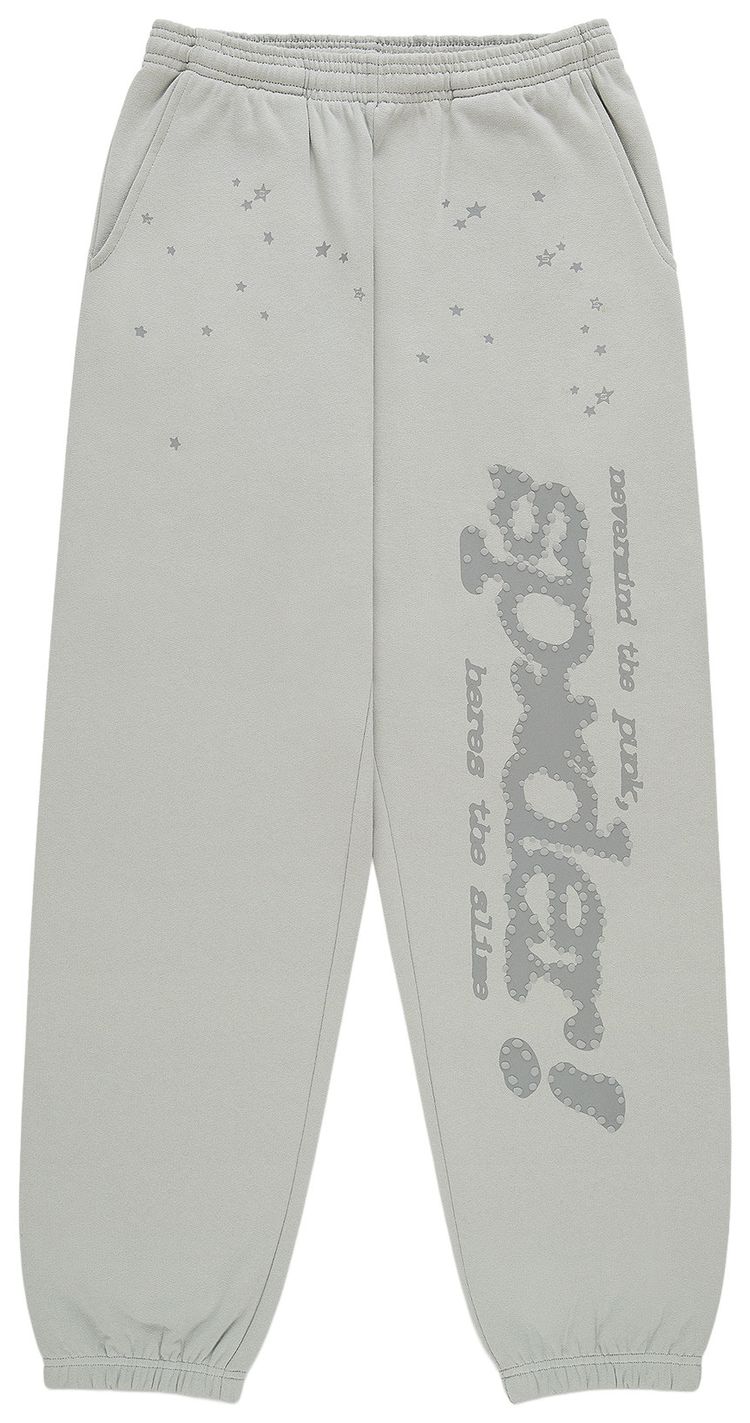 Sp5der Tonal Punk V2 Sweatpant Sport Grey