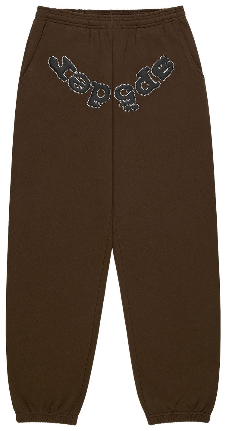 Sp5der Og Logo Sweatpant Brown