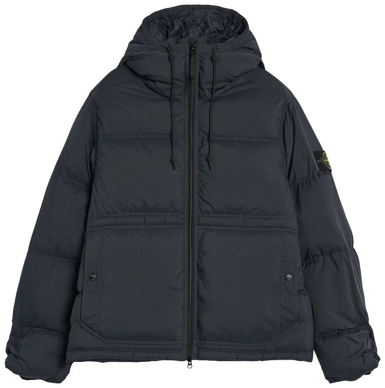 Stone Island Cordura Down Parka Navy Blue