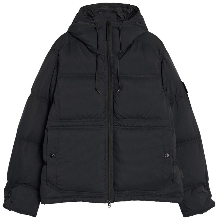Stone Island Cordura Down Parka Black