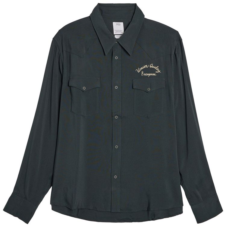 Visvim Four Corner Long Sleeve Black