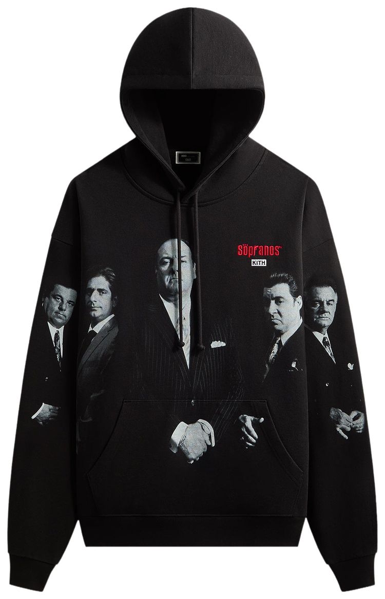 Kith For The Sopranos Arched Character Nelson Hoodie Black