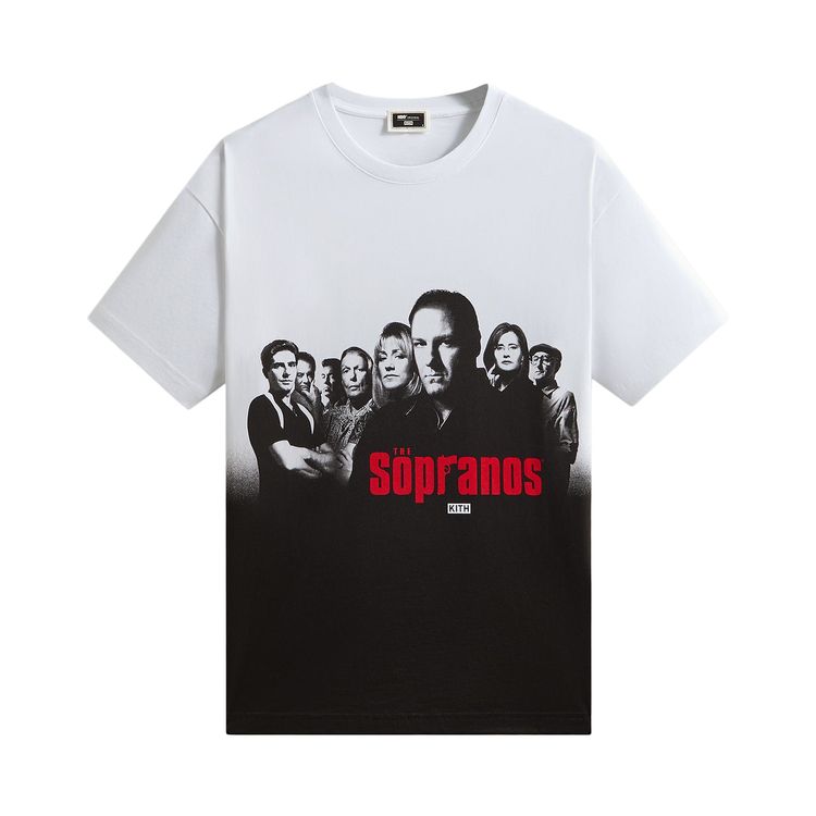 Kith For The Sopranos Ombre Poster Vintage Tee White