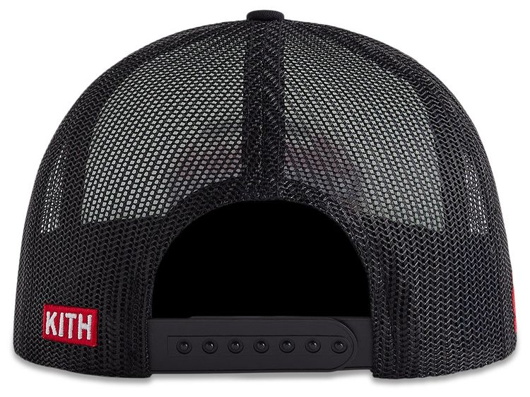 Kith For The Sopranos Satriales Nolan Trucker Hat Black
