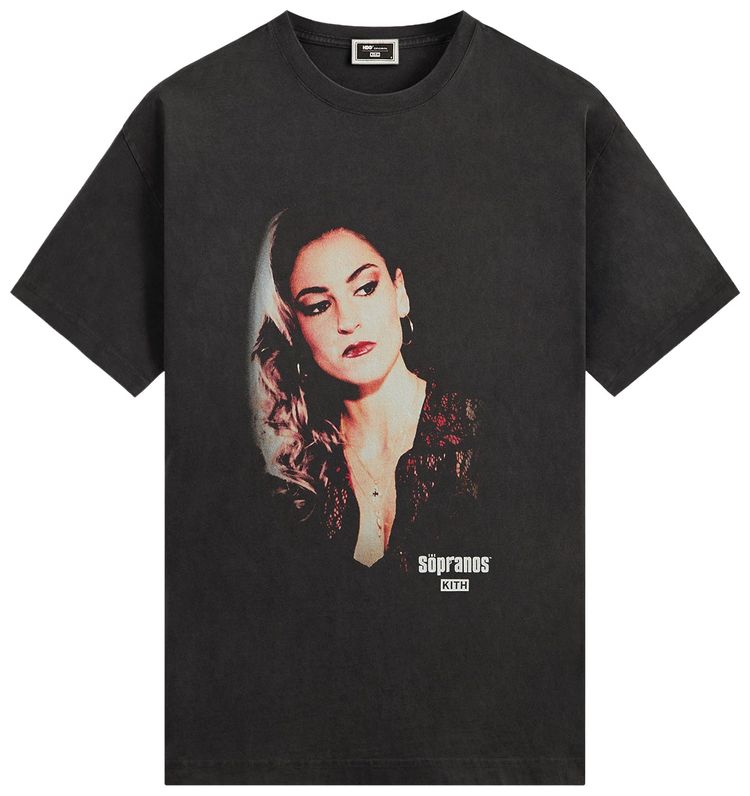 Kith For The Sopranos Adriana Vignette Vintage Tee Black