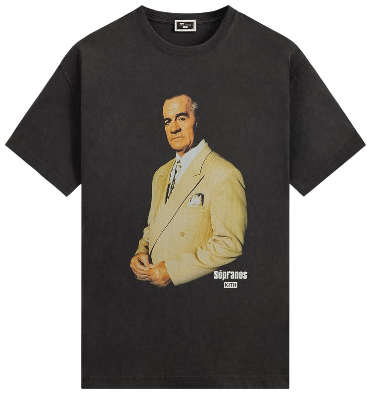 Kith For The Sopranos Paulie Vignette Vintage Tee Black