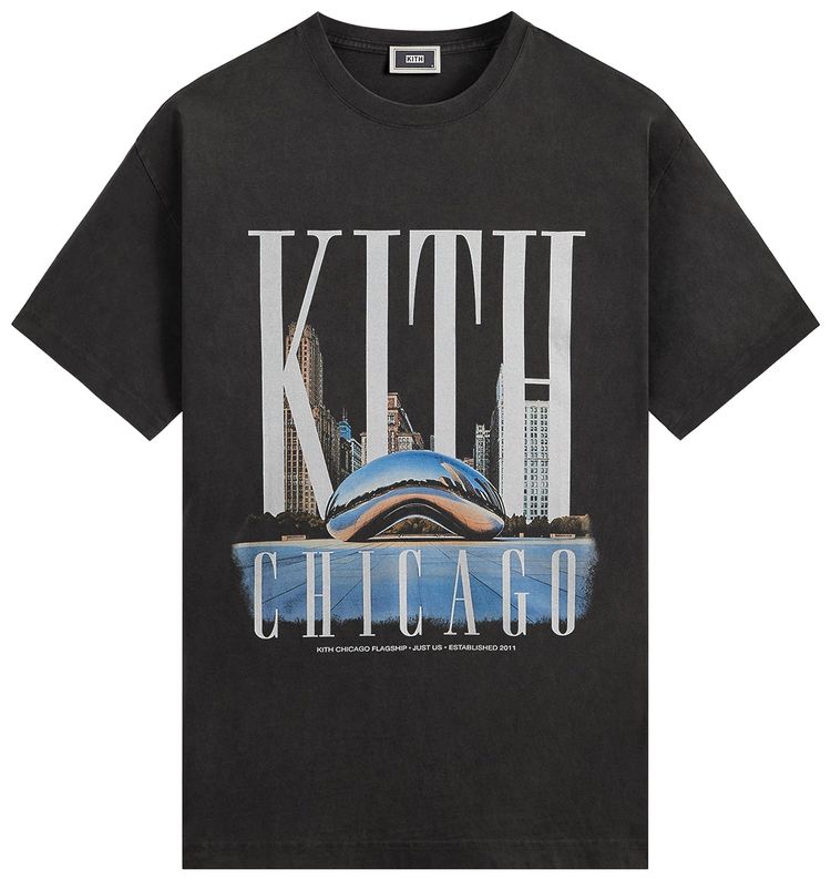 Kith Millennium Park Vintage Tee Black