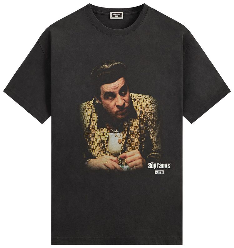 Kith For The Sopranos Silvio Vignette Vintage Tee Black