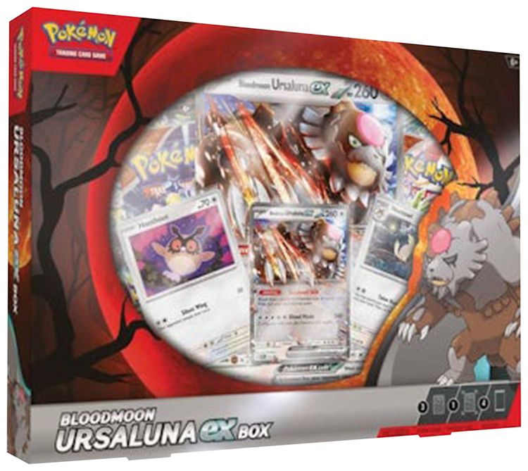 Pokemon 2024 Scarlet  Violet Bloodmoon Ursaluna EX Collection Box