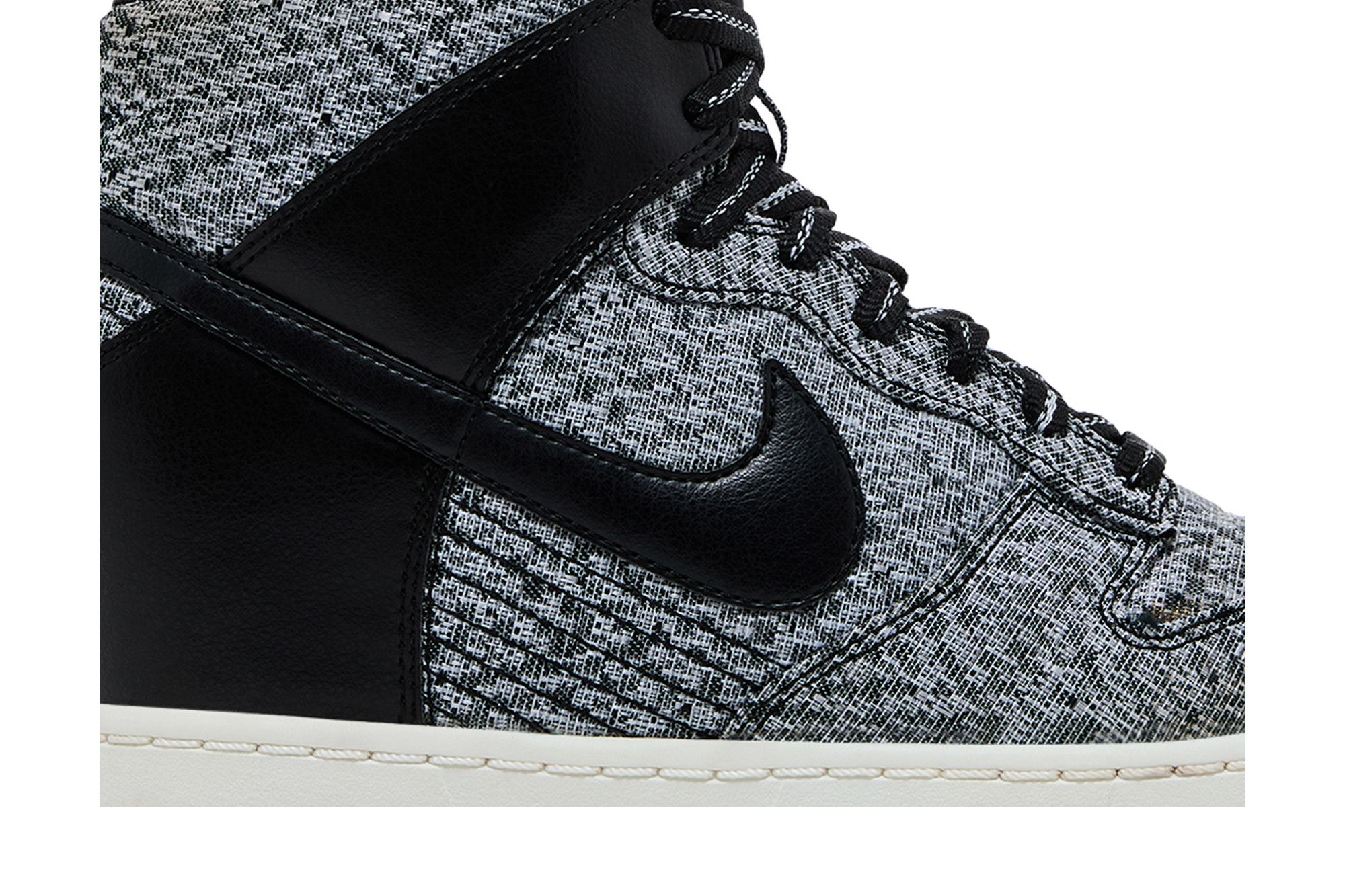 Buy Nike Wmns Dunk Sky High TXT 'Black Wolf Grey' - 644410 001 | GOAT