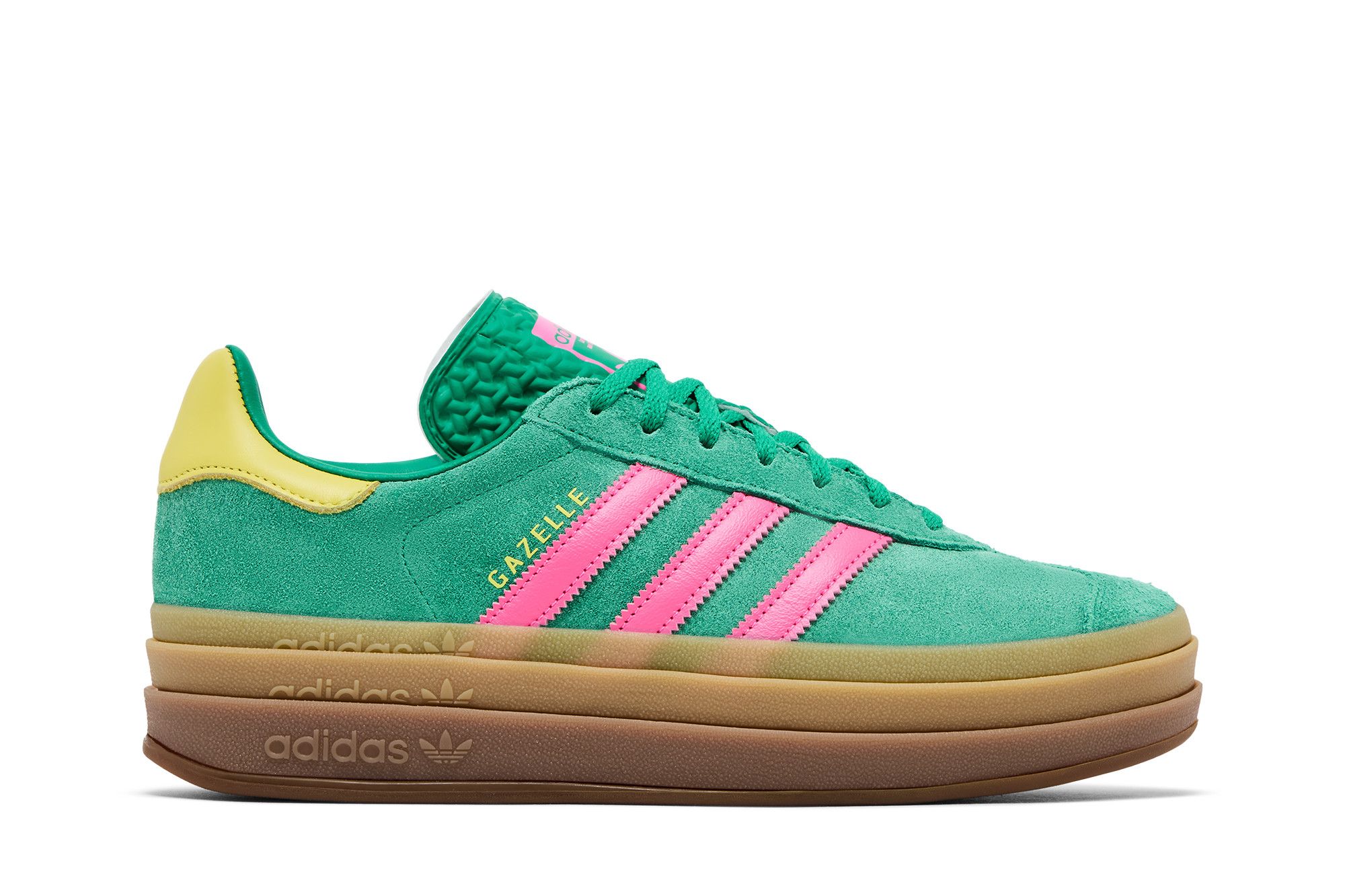 Buy adidas Wmns Gazelle Bold 'Court Green Lucid Pink' - JH9668 | GOAT