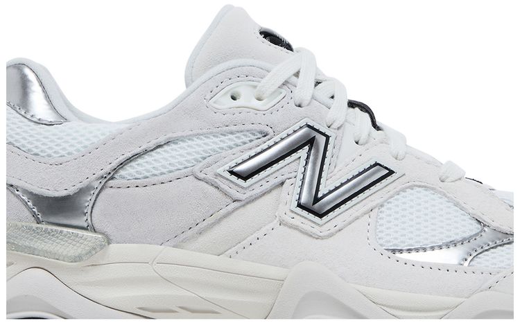 New Balance 9060 White Black Metallic Silver
