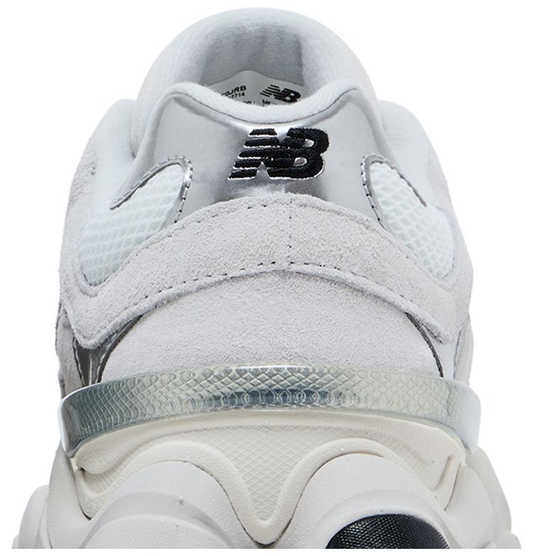 New Balance 9060 White Black Metallic Silver