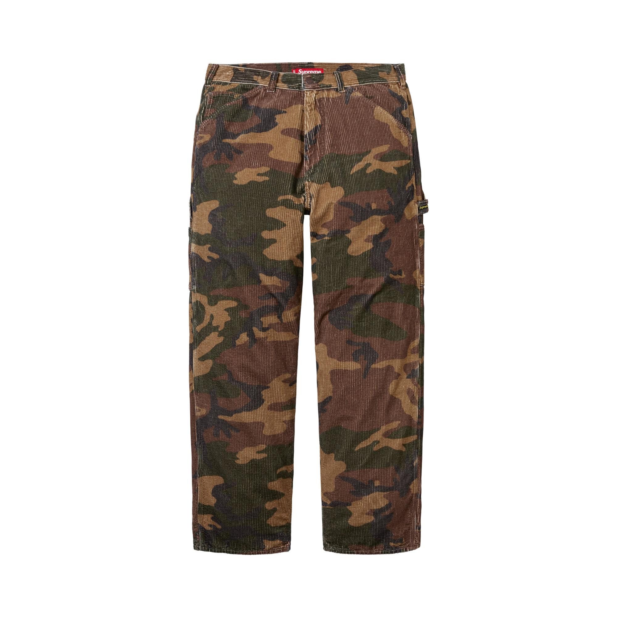 Buy Supreme Wide Wale Corduroy Painter Pant 'Woodland Camo