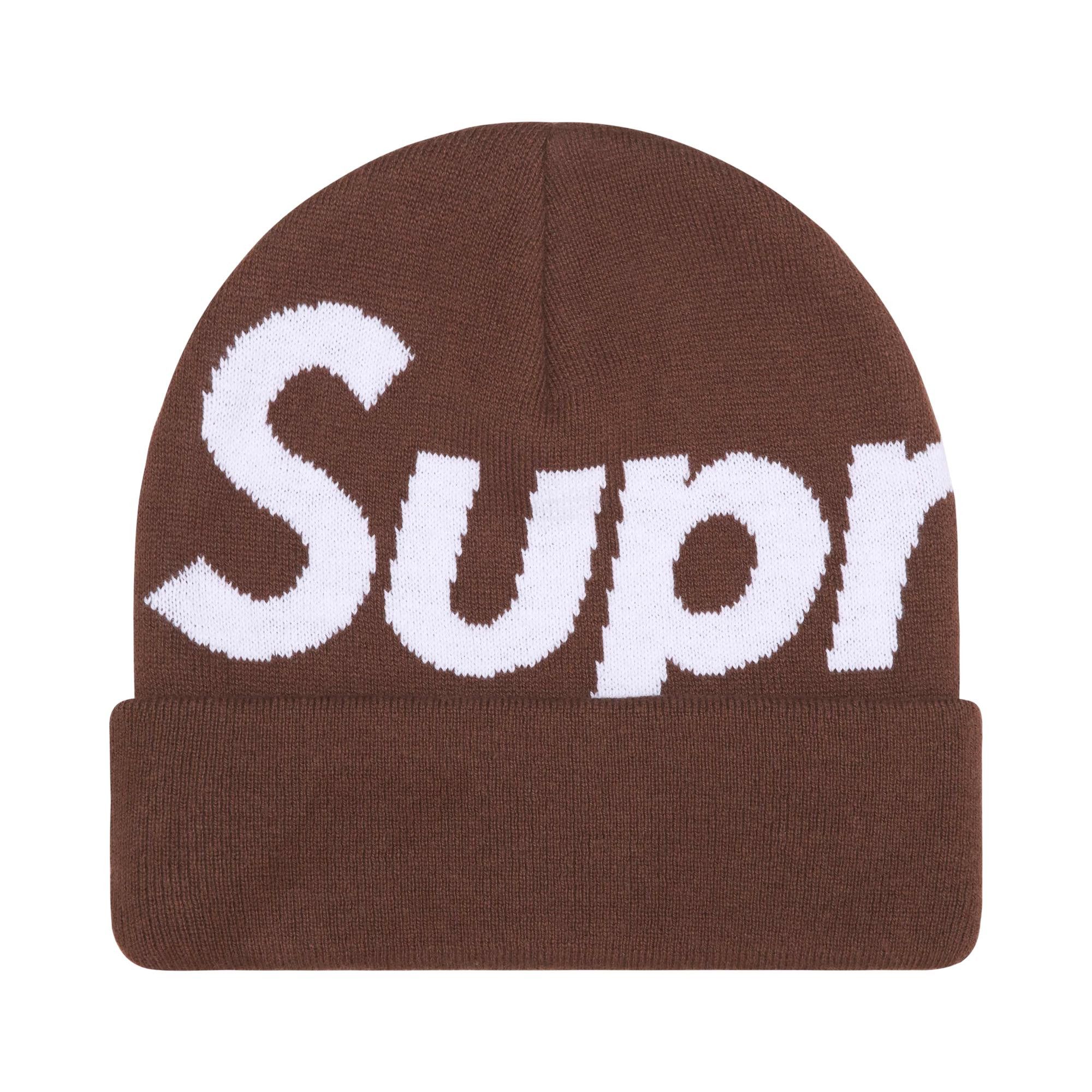 Buy Supreme Big Logo Beanie 'Brown' - FW25BN24 BROWN | GOAT