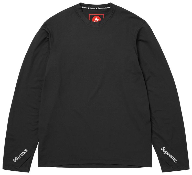Supreme x Marmot Base Layer Long Sleeve Top Black