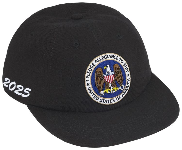 Supreme Pledge Allegiance 6 Panel Black