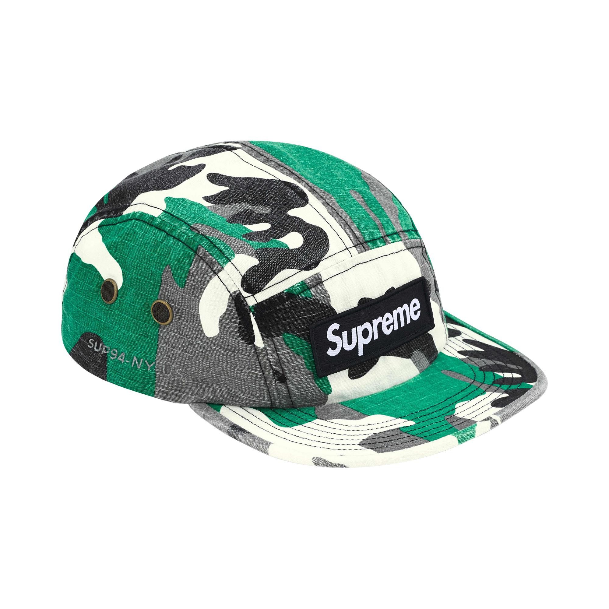 Buy Supreme Military Camp Cap 'Green Camo' - FW25H40 GREEN CAMO | GOAT