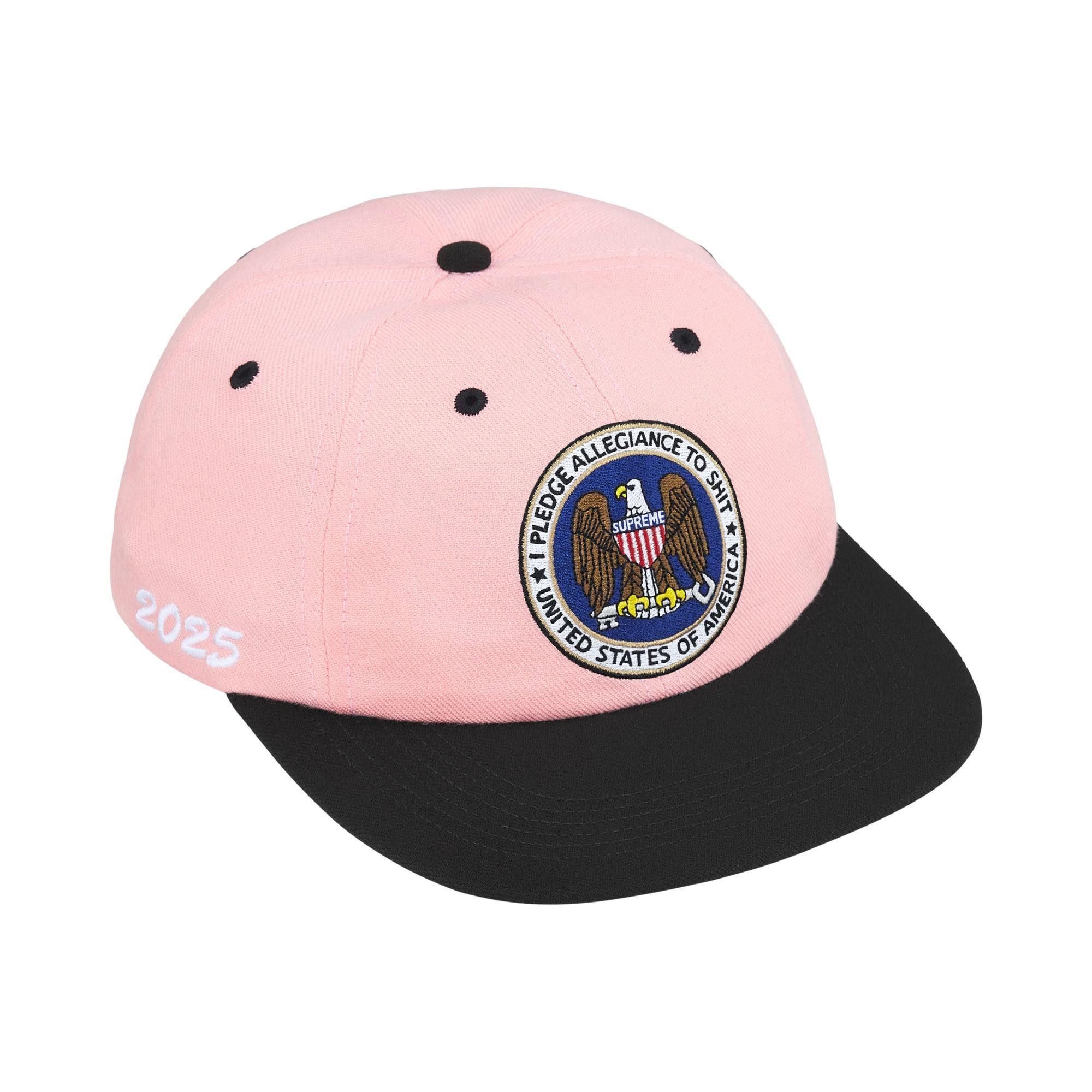 Buy Supreme Pledge Allegiance 6-Panel 'Pink' - FW25H121 PINK | GOAT