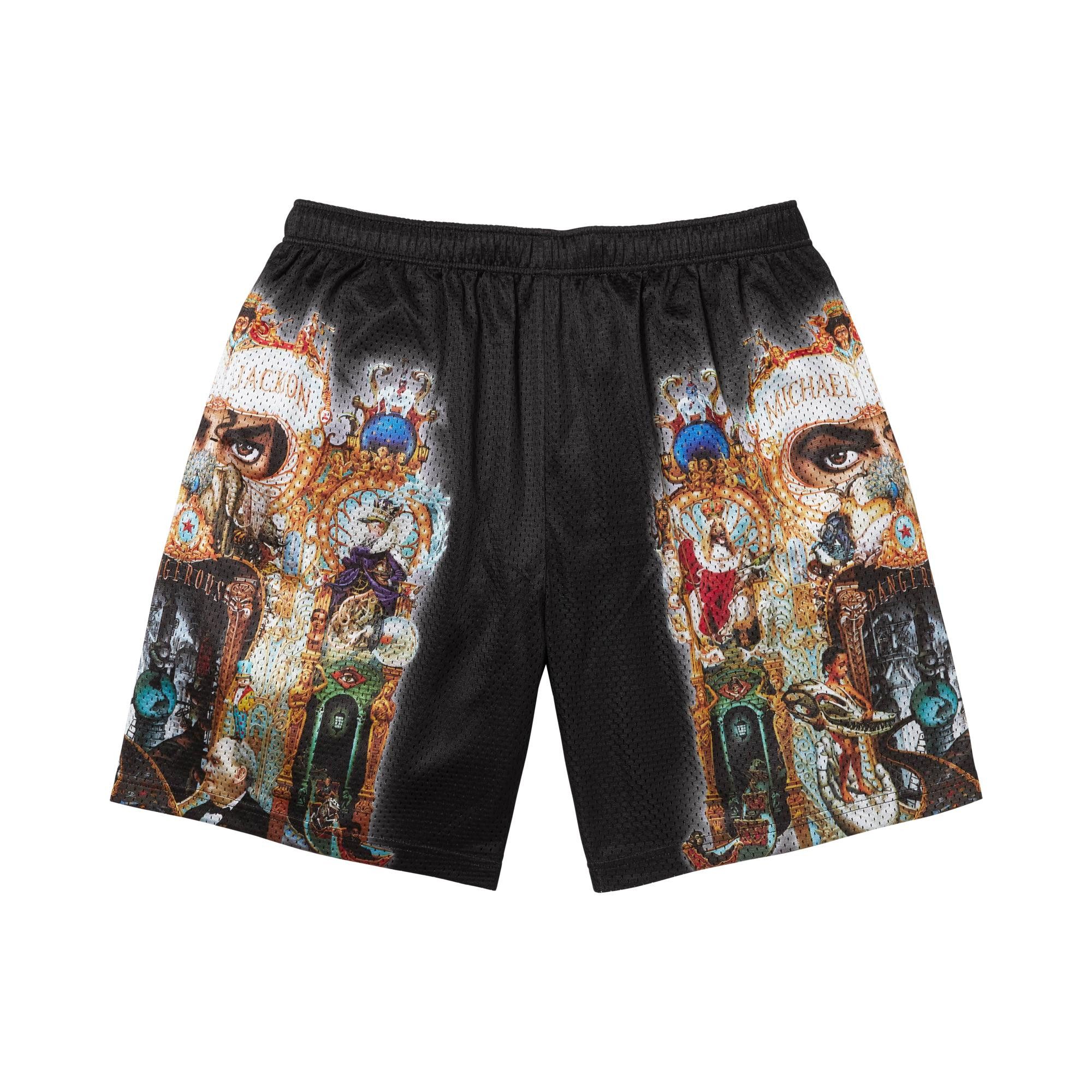 Buy Supreme Michael Jackson Dangerous Mesh Short 'Black' - FW25SH4