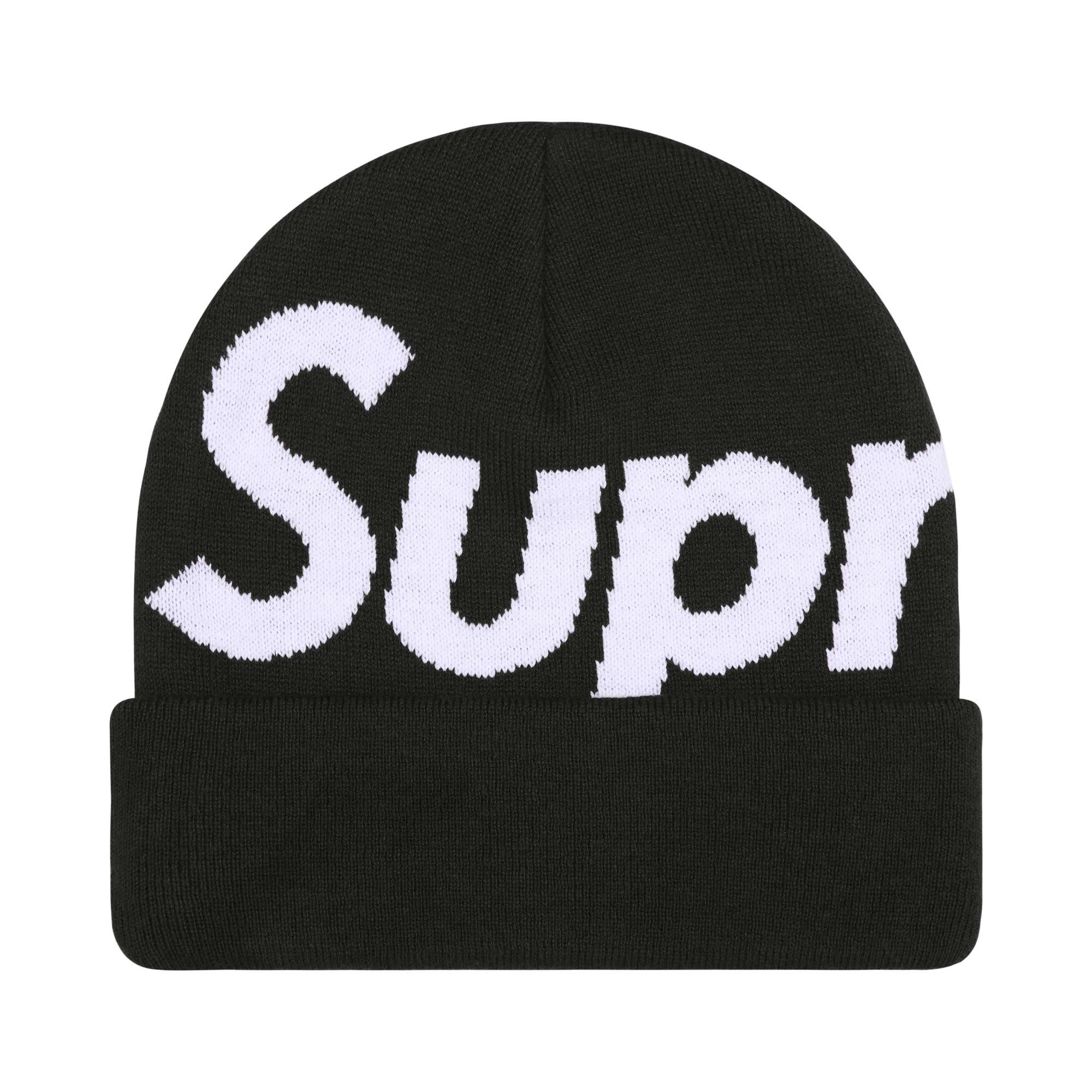 Buy Supreme Big Logo Beanie 'Black' - FW25BN24 BLACK | GOAT