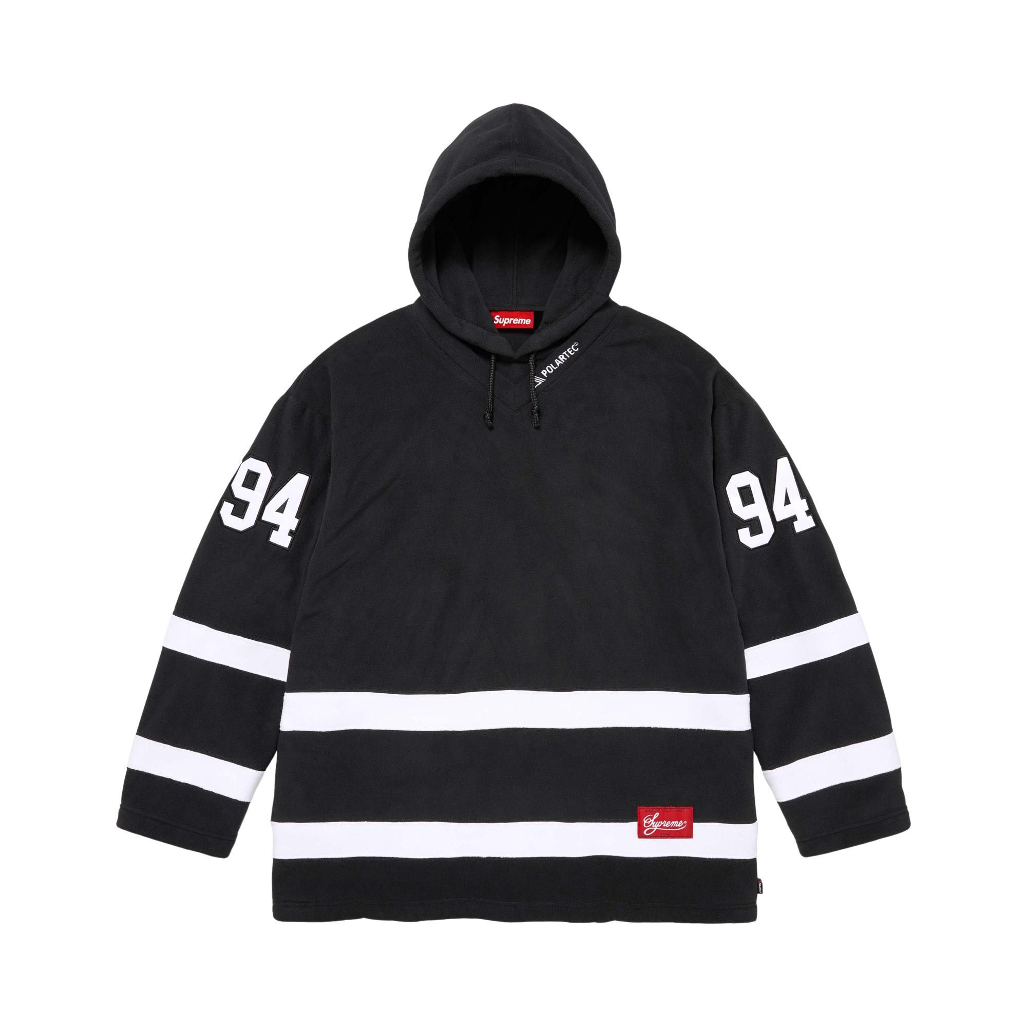 Buy Supreme Polartec Hooded Hockey Jersey 'Black' - FW25KN27 BLACK