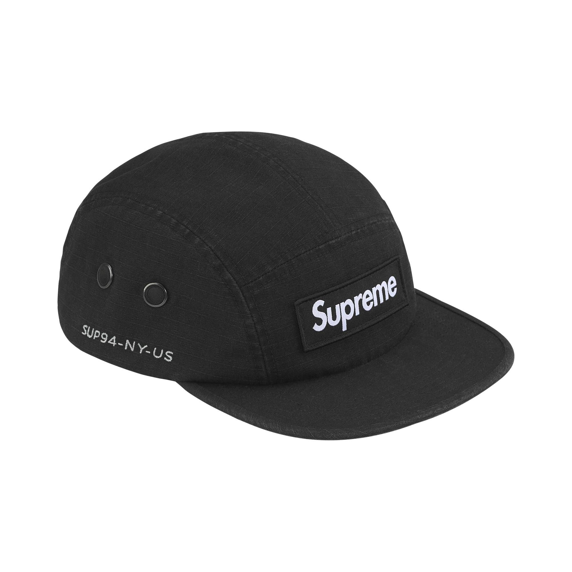 【大人気】Supreme Military Camp Cap ブラック 黒 Supreme Military Camp 