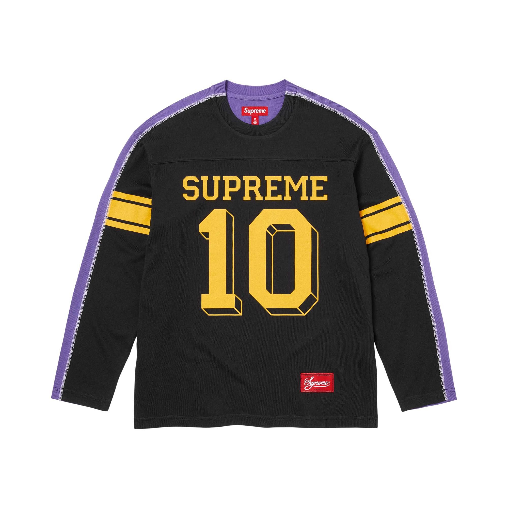 Buy Supreme Split Long-Sleeve Top 'Black' - FW25KN74 BLACK | GOAT