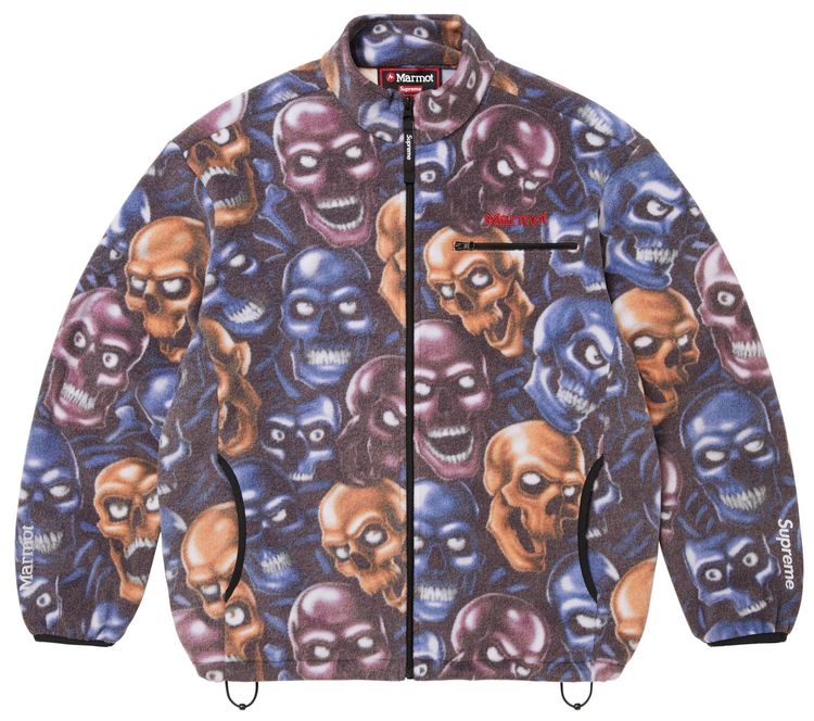 Supreme x Marmot Fleece Jacket Skull Pile