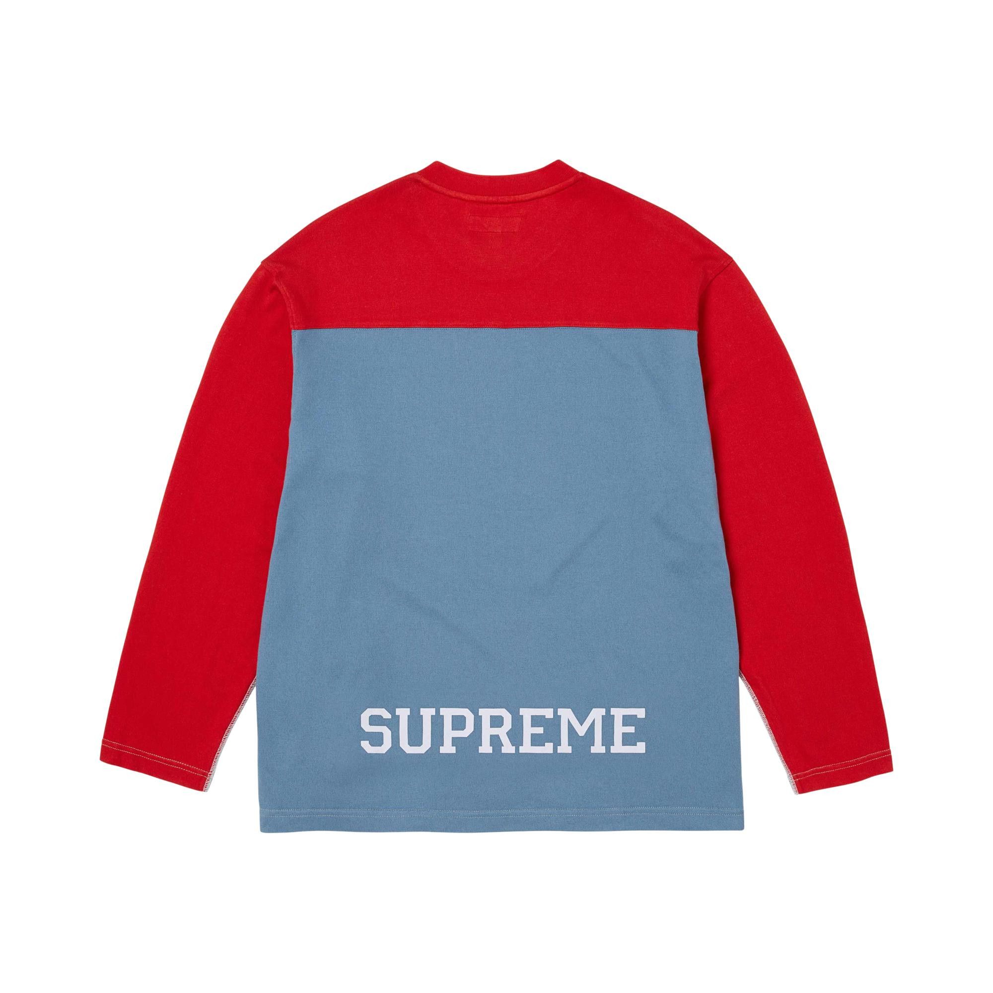 Buy Supreme Split Long-Sleeve Top 'Heather Grey' - FW25KN74