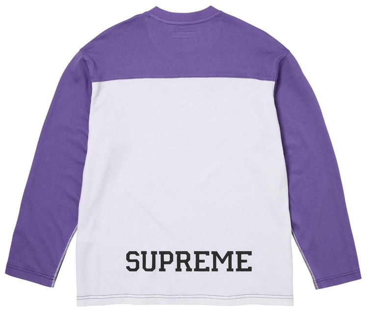 Supreme Split Long Sleeve Top Black