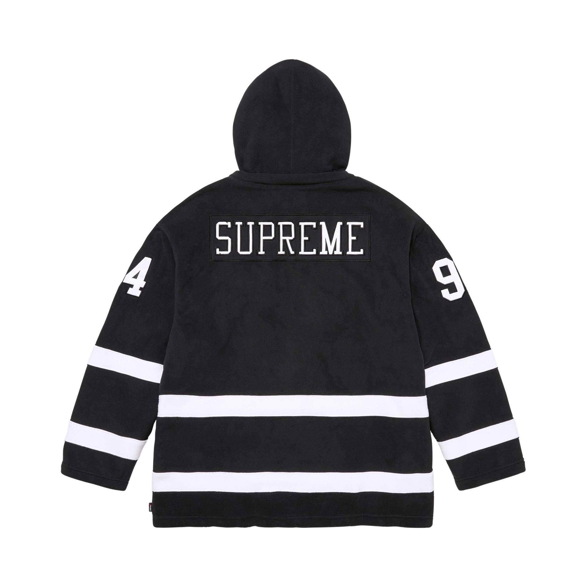 Buy Supreme Polartec Hooded Hockey Jersey 'Black' - FW25KN27 BLACK
