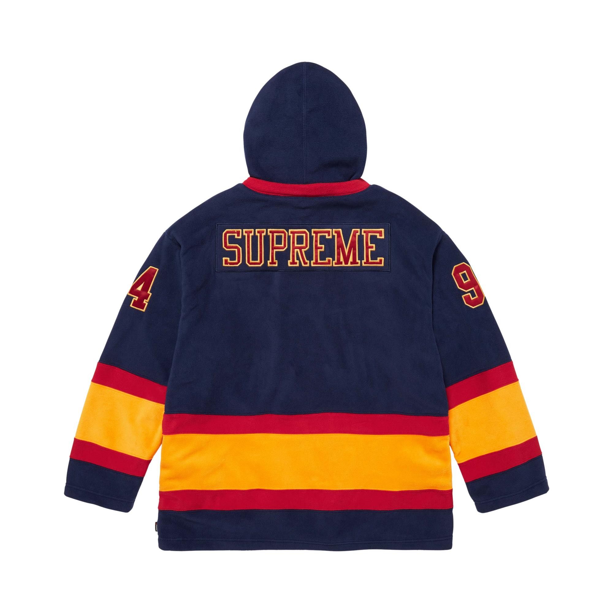 Buy Supreme Polartec Hooded Hockey Jersey 'Navy' - FW25KN27 NAVY