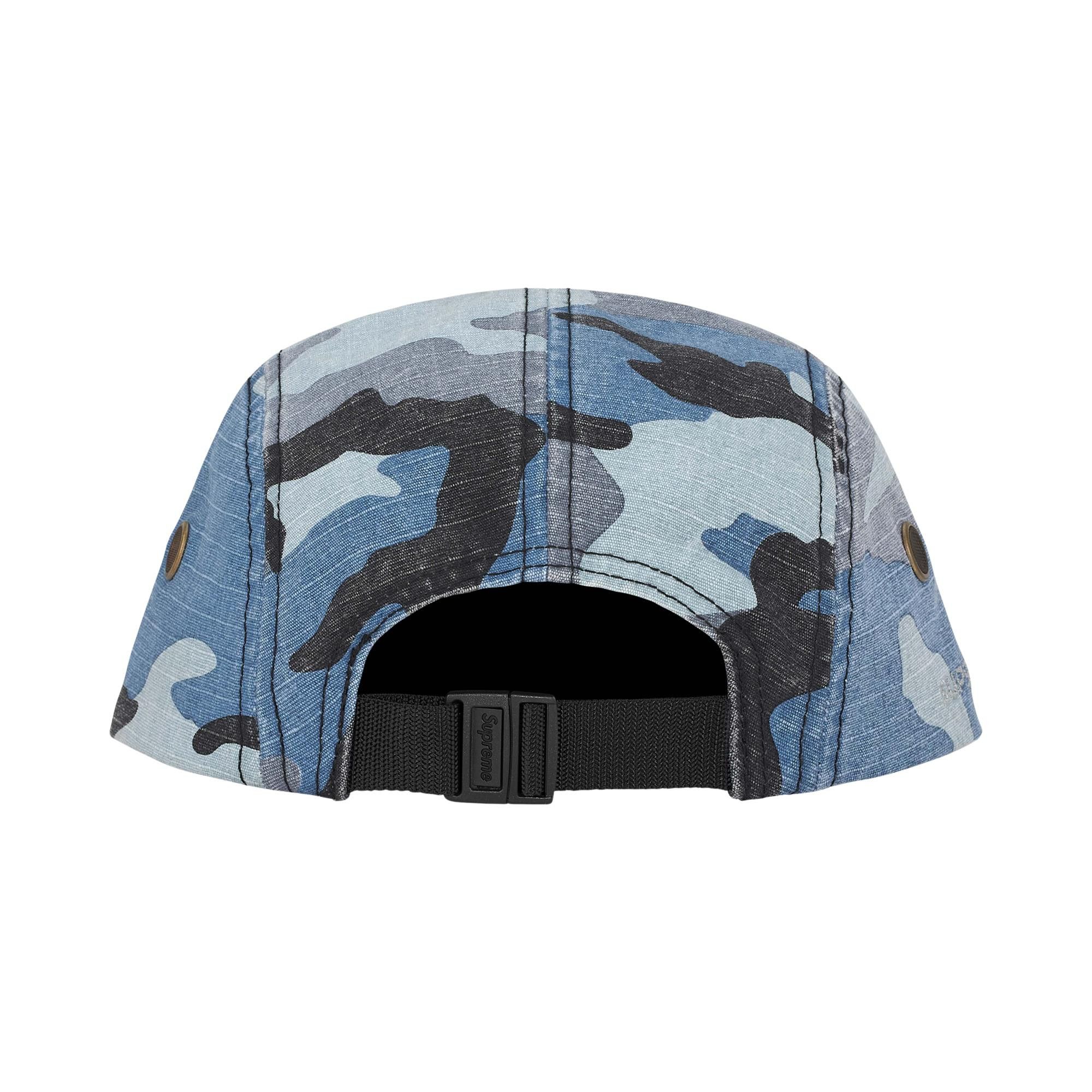 Buy Supreme Military Camp Cap 'Blue Camo' - FW25H40 BLUE CAMO | GOAT
