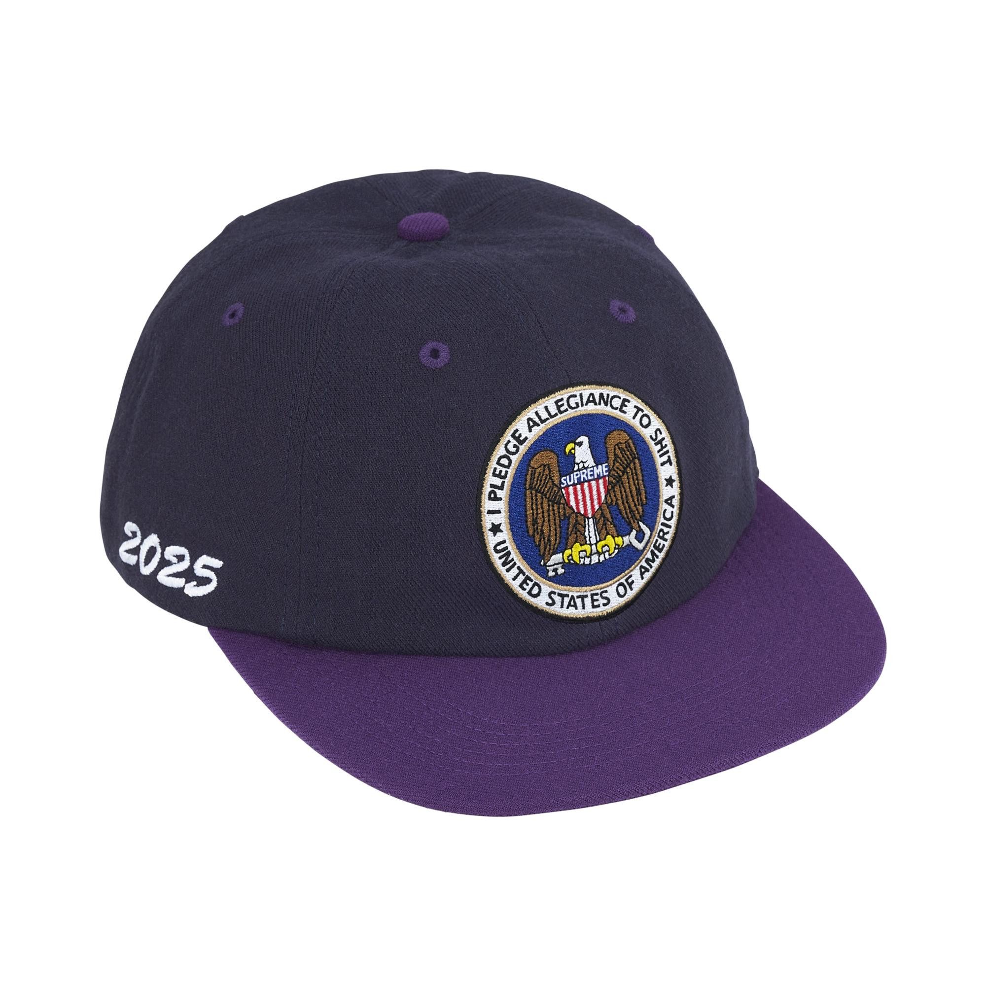Buy Supreme Pledge Allegiance 6-Panel 'Navy' - FW25H121 NAVY | GOAT