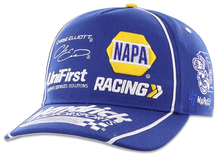 Market x NASCAR Chase Elliott x Hendrick Motorsports 47 Hitch Cap Royal