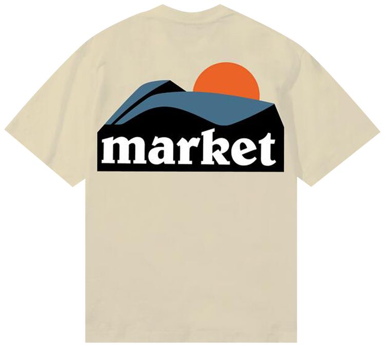 Market On The Horizon Tee Ecru