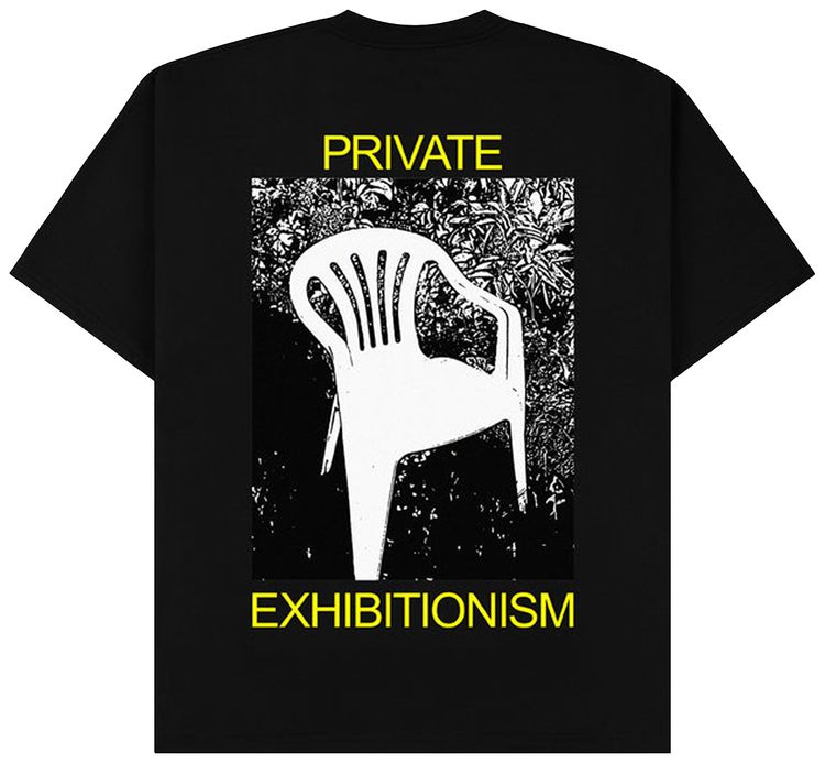 Pleasures Exhibition T Shirt Black
